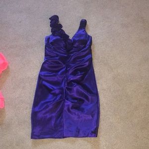 Purple formal dress